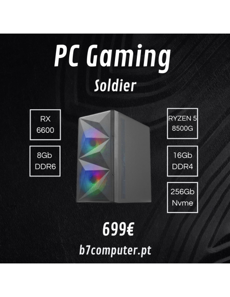 PC Gaming Soldier NOVO